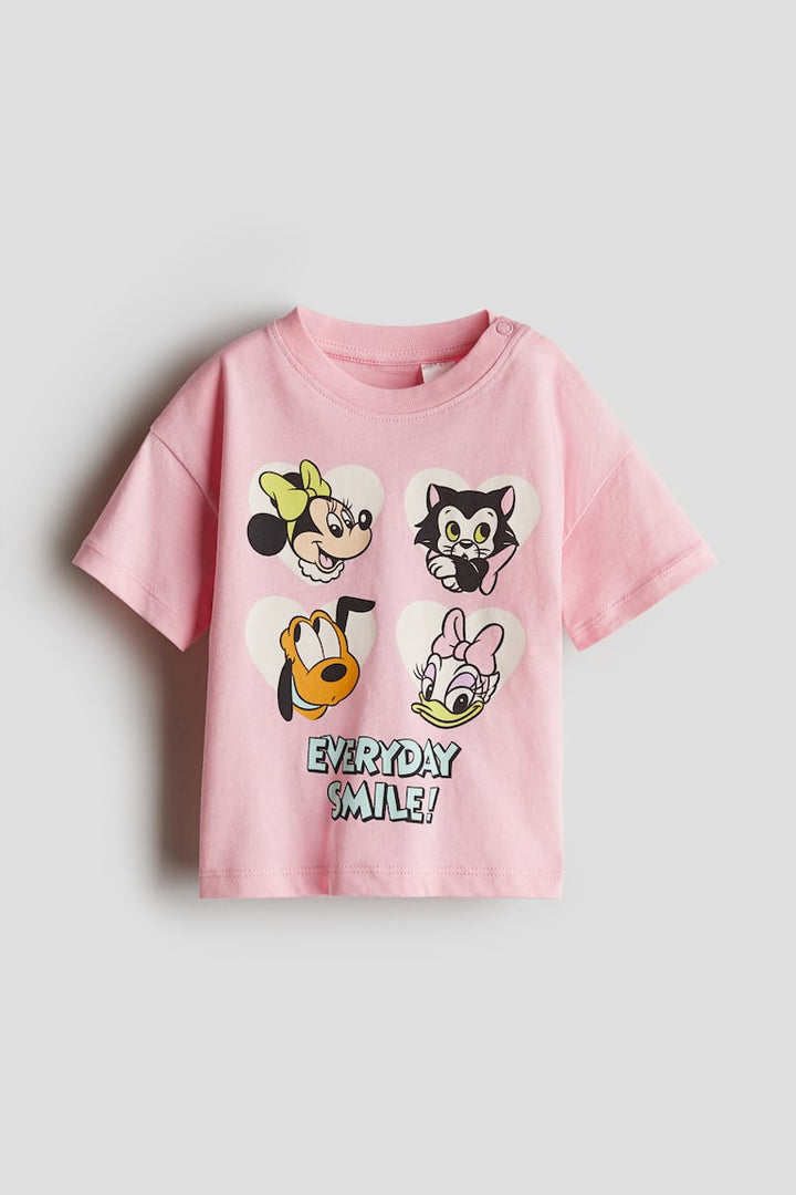 H&M T-Shirt with Printed Motif