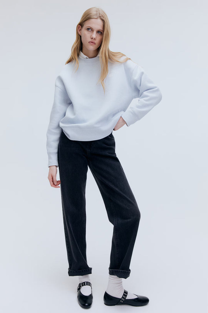 H&M Oversized Sweatshirt with Motif
