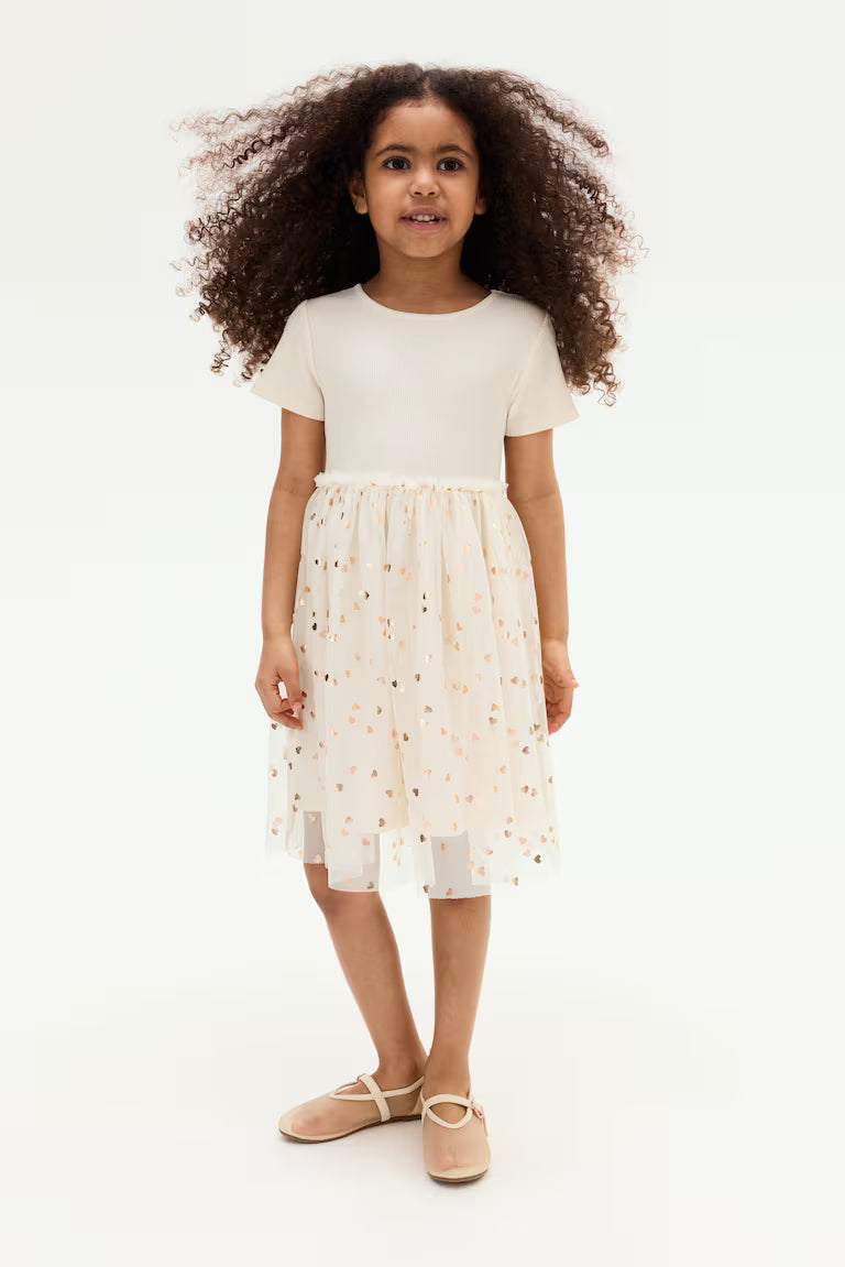 H&M Dress with Flared Skirt