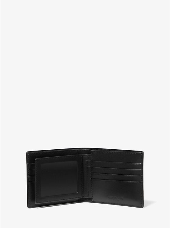 Michael Kors Harrison Logo Billfold Wallet With Passcase
