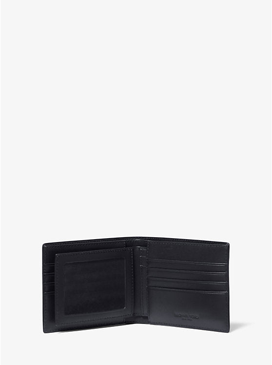 Michael Kors Harrison Logo Billfold Wallet With Passcase