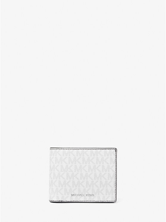 Michael Kors Harrison Logo Billfold Wallet With Passcase