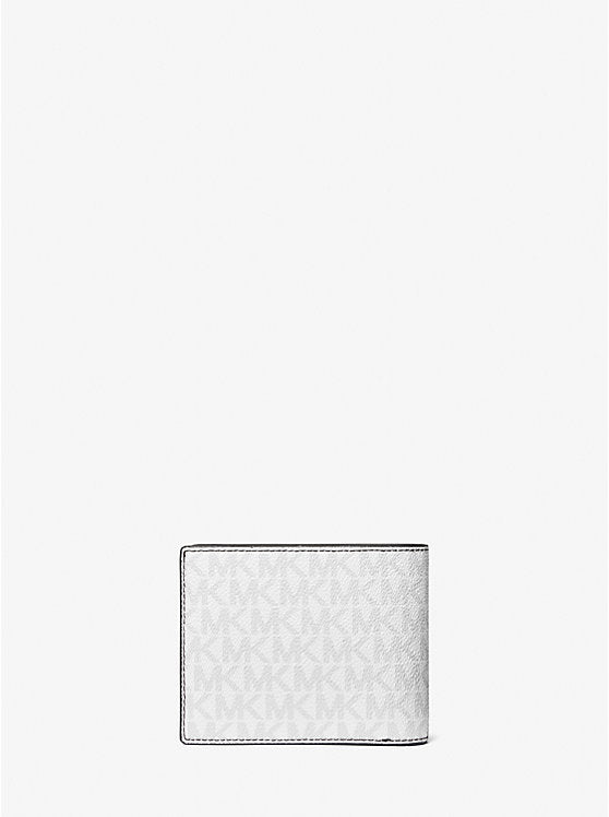 Michael Kors Harrison Logo Billfold Wallet With Passcase