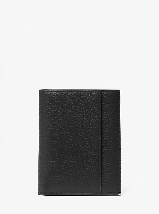 Michael Kors Hudson Pebbled Leather Tri-Fold Wallet