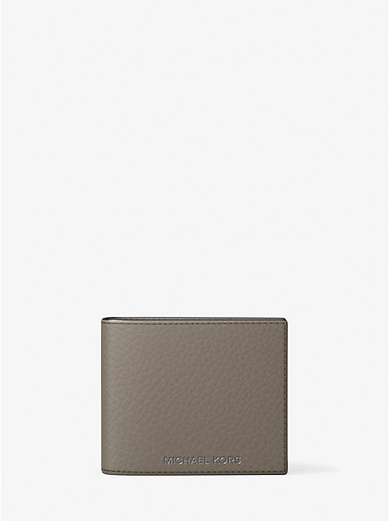 Michael Kors Hudson Pebbled Leather Billfold Wallet