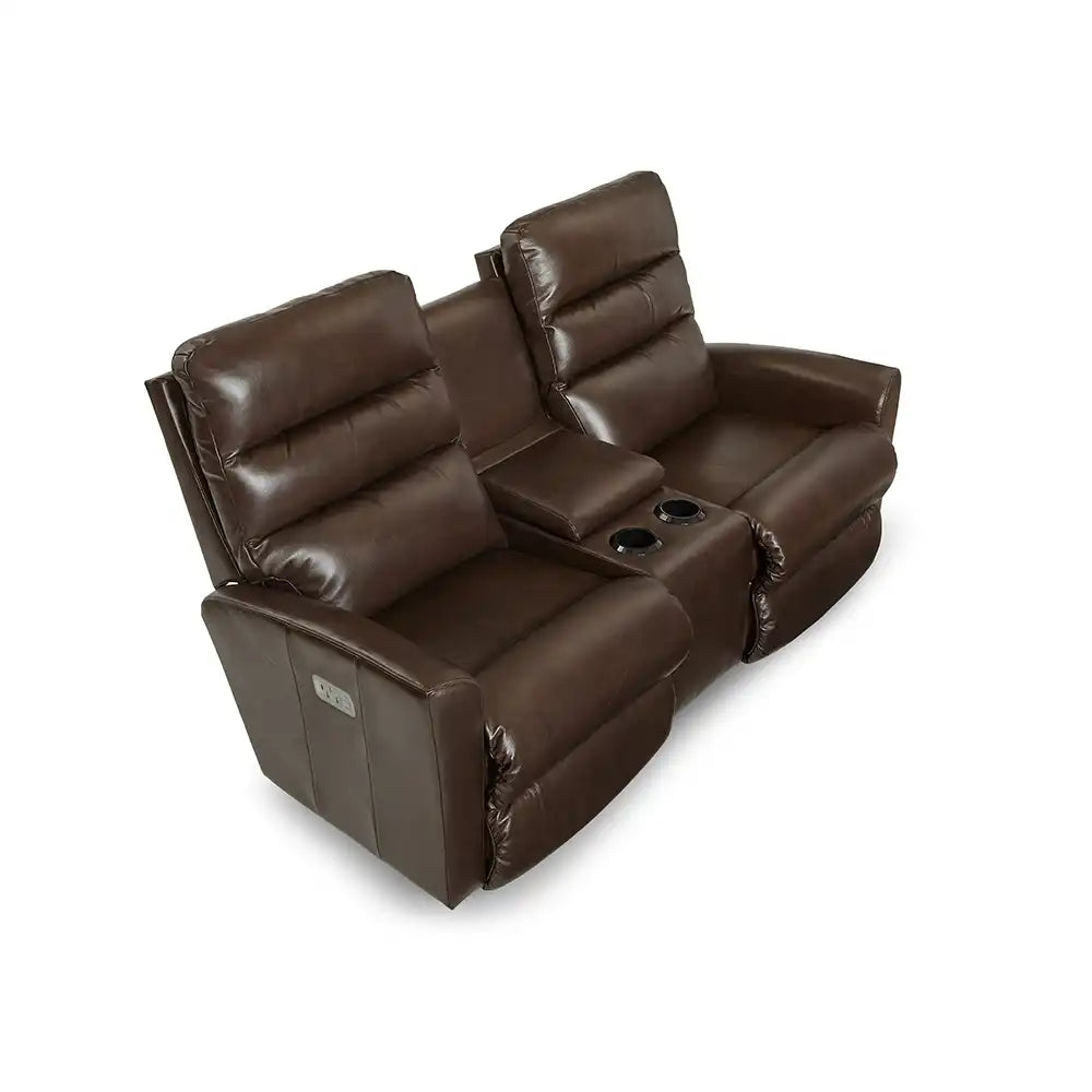 LAZBOY J Share Liam Power Wall Reclining Loveseat w/ Headrest & Console