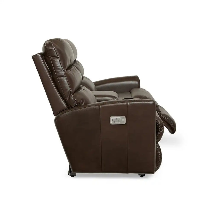LAZBOY J Share Liam Power Wall Reclining Loveseat w/ Headrest & Console