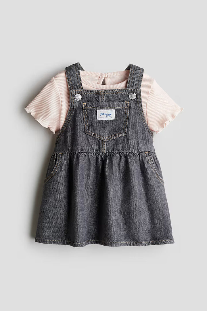 H&M 2-PIECE DRESS AND TOP SET