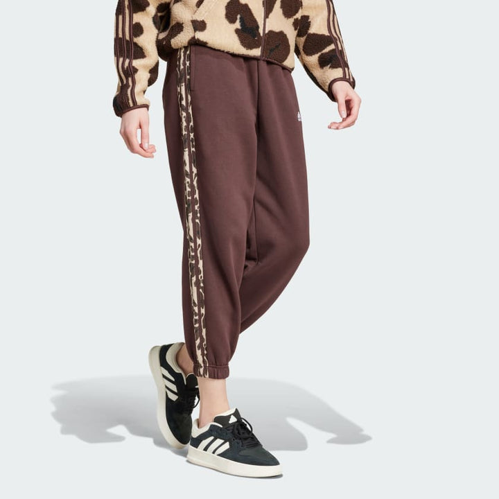 Adidas Essentials 3-Stripes Animal-Print 7/8 Pants