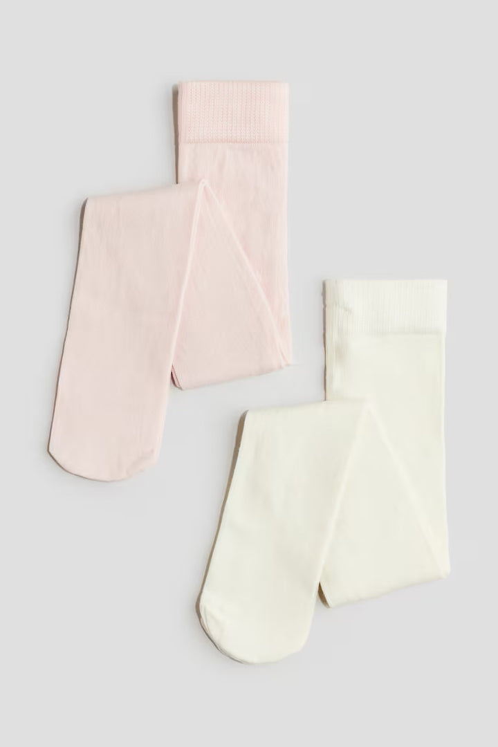 H&M 2-PACK FINE-KNIT TIGHTS