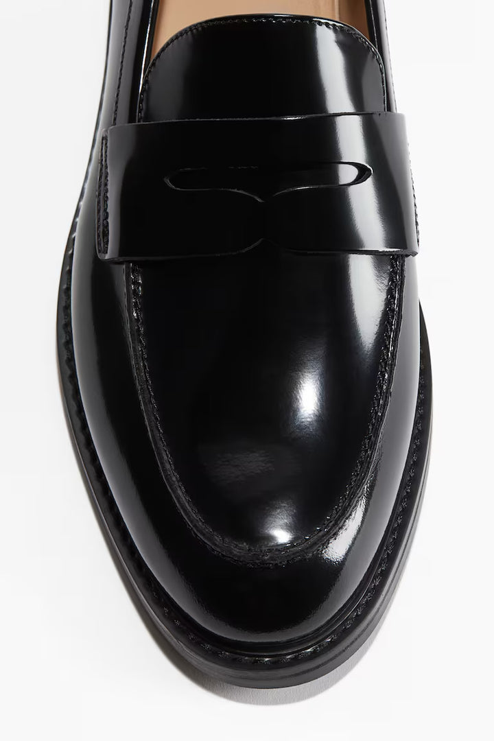 H&M LEATHER LOAFERS