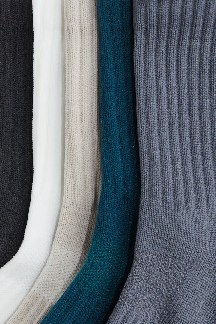 H&M 5-PACK SPORTS SOCKS WITH DRYMOVE™