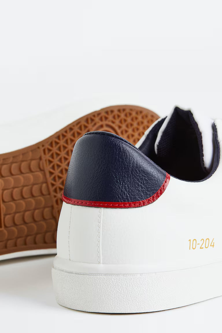 H&M FAUX LEATHER SNEAKERS