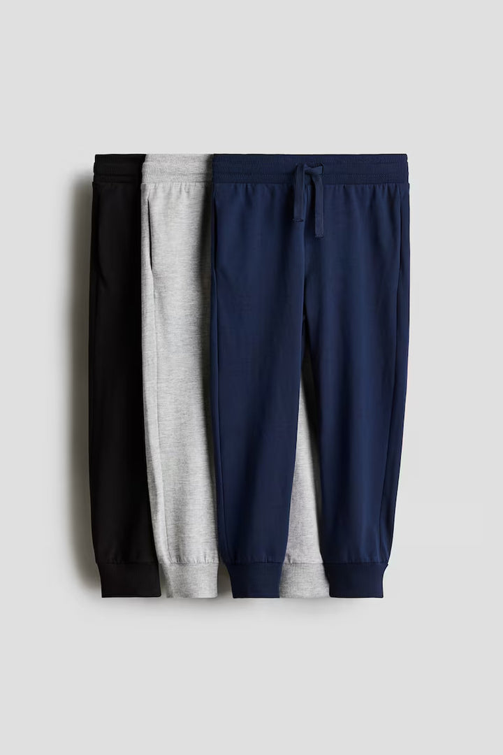 H&M 3-PACK JOGGERS