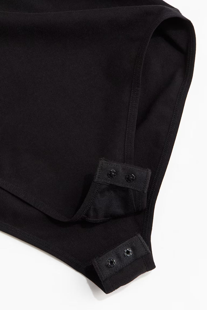H&M MAMA SEAMLESS COTTON-BLEND NURSING BODYSUIT