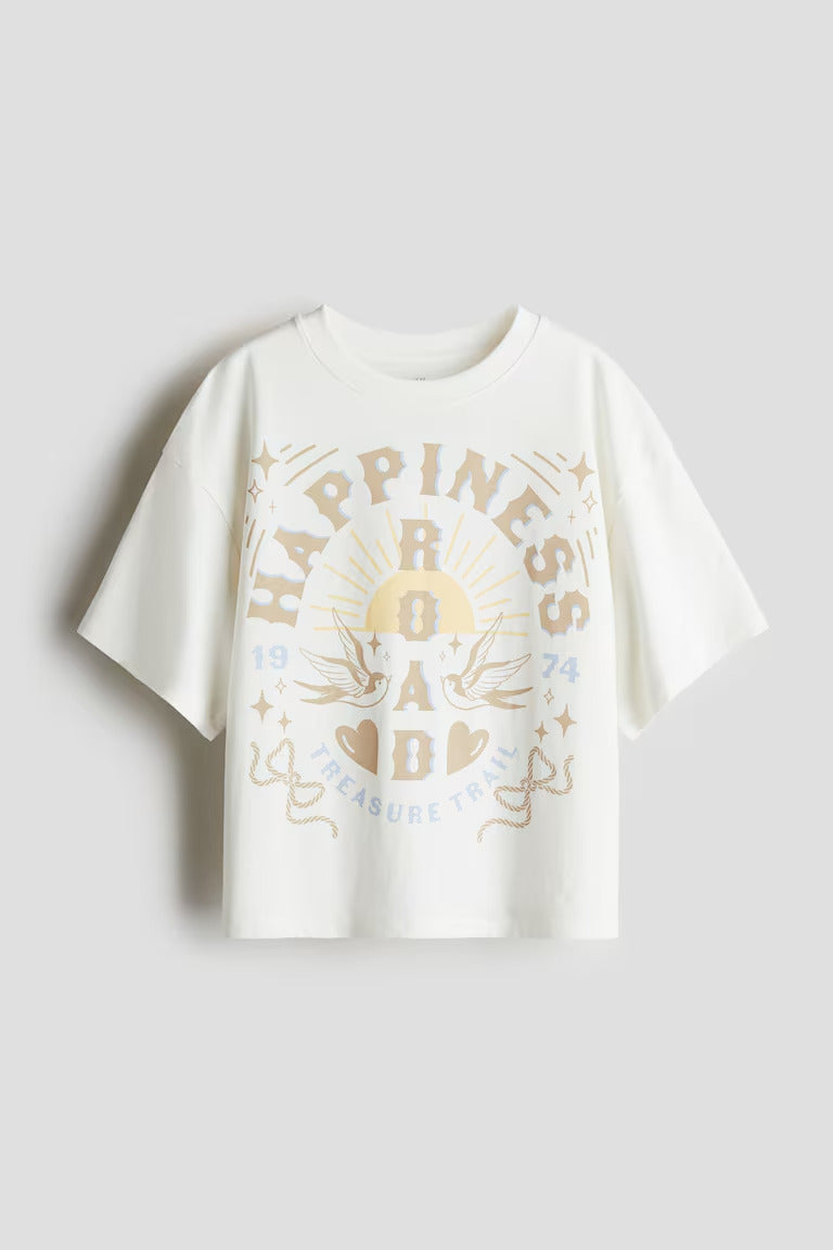 H&M OVERSIZED COTTON T-SHIRT