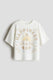 white/beige striped