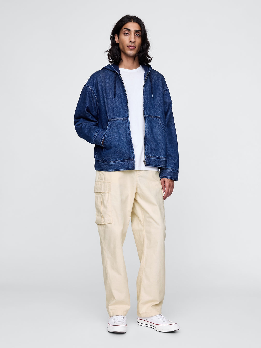 Gap Herringbone Utility Cargo Pants