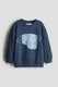 dark blue melange