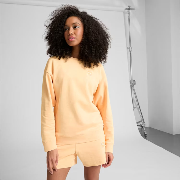 PUMA Essentials Elevated Women's Comfort Crew Sweatshirt