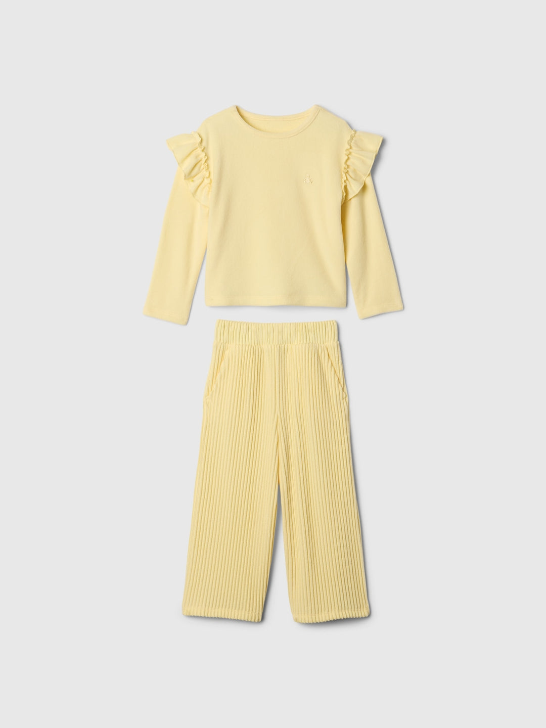 Gap Baby & Toddler Softspun Ruffle Outfit Set