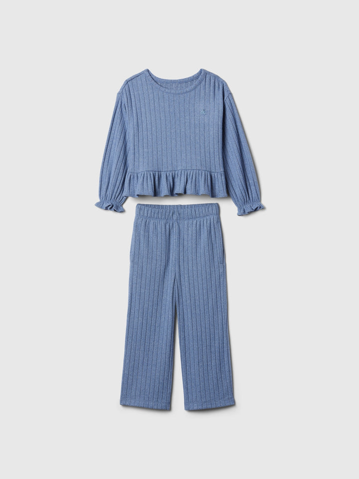 Gap Baby & Toddler Softspun Ruffle Rib Outfit Set