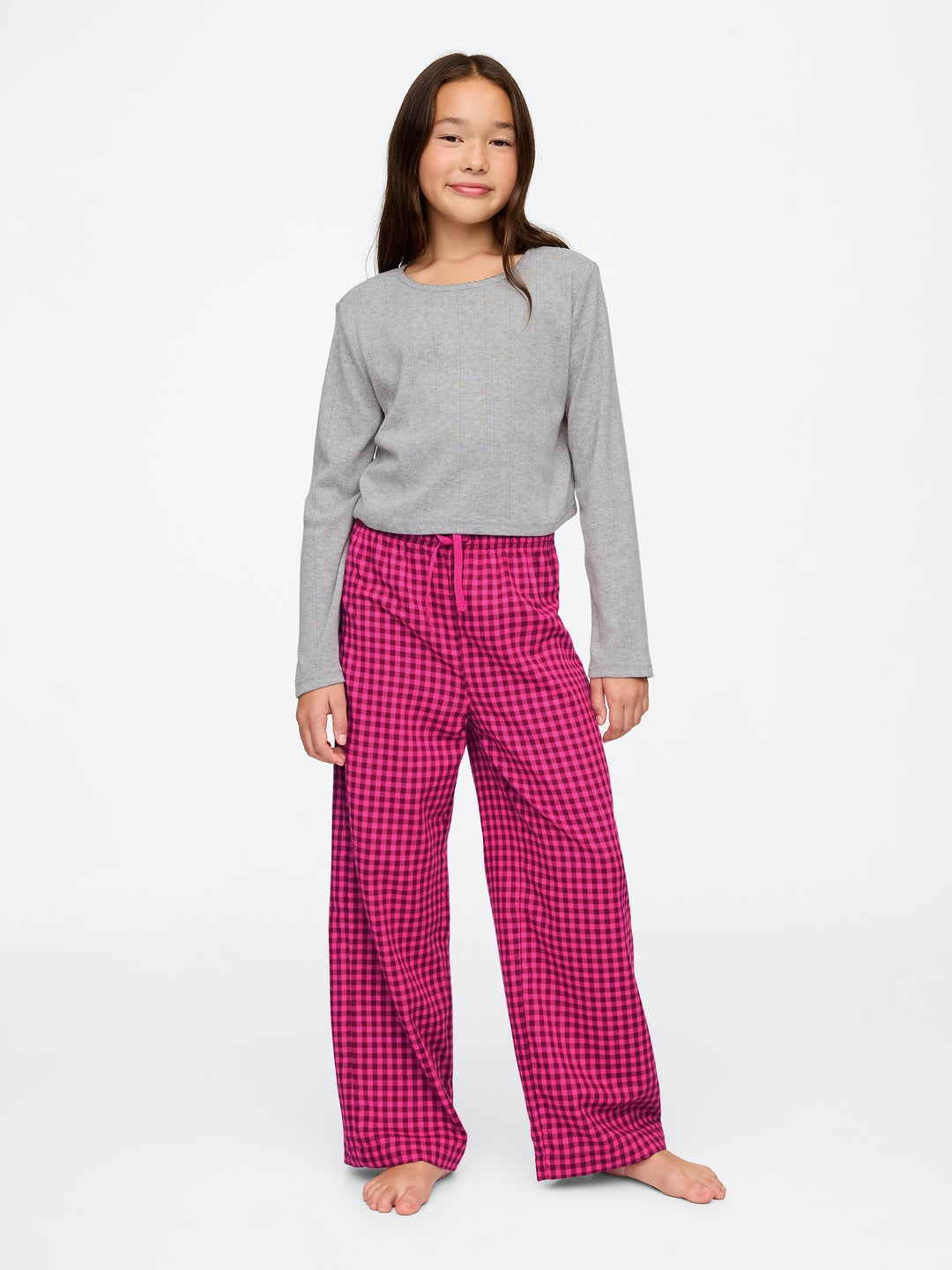 Gap Kids Recycled Flannel PJ Set
