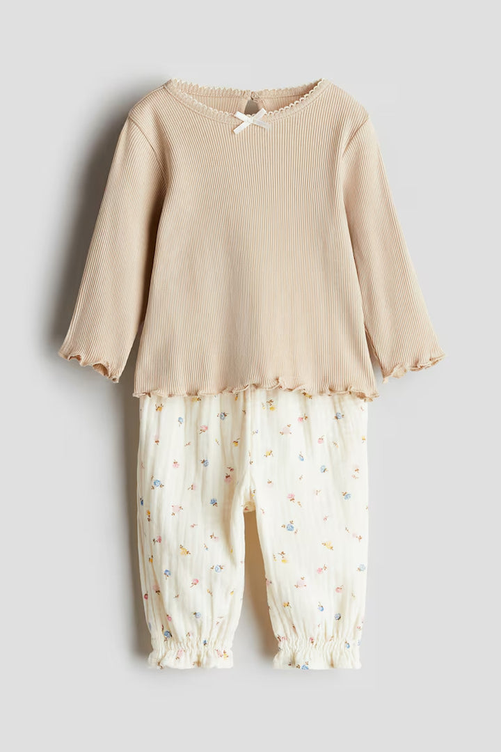 H&M 2-PIECE COTTON SET