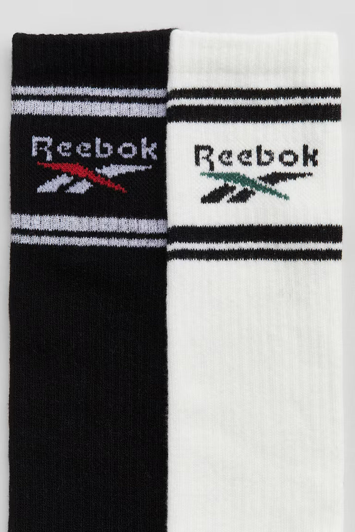 H&M 2-PACK KNEE SOCKS WITH MOTIF