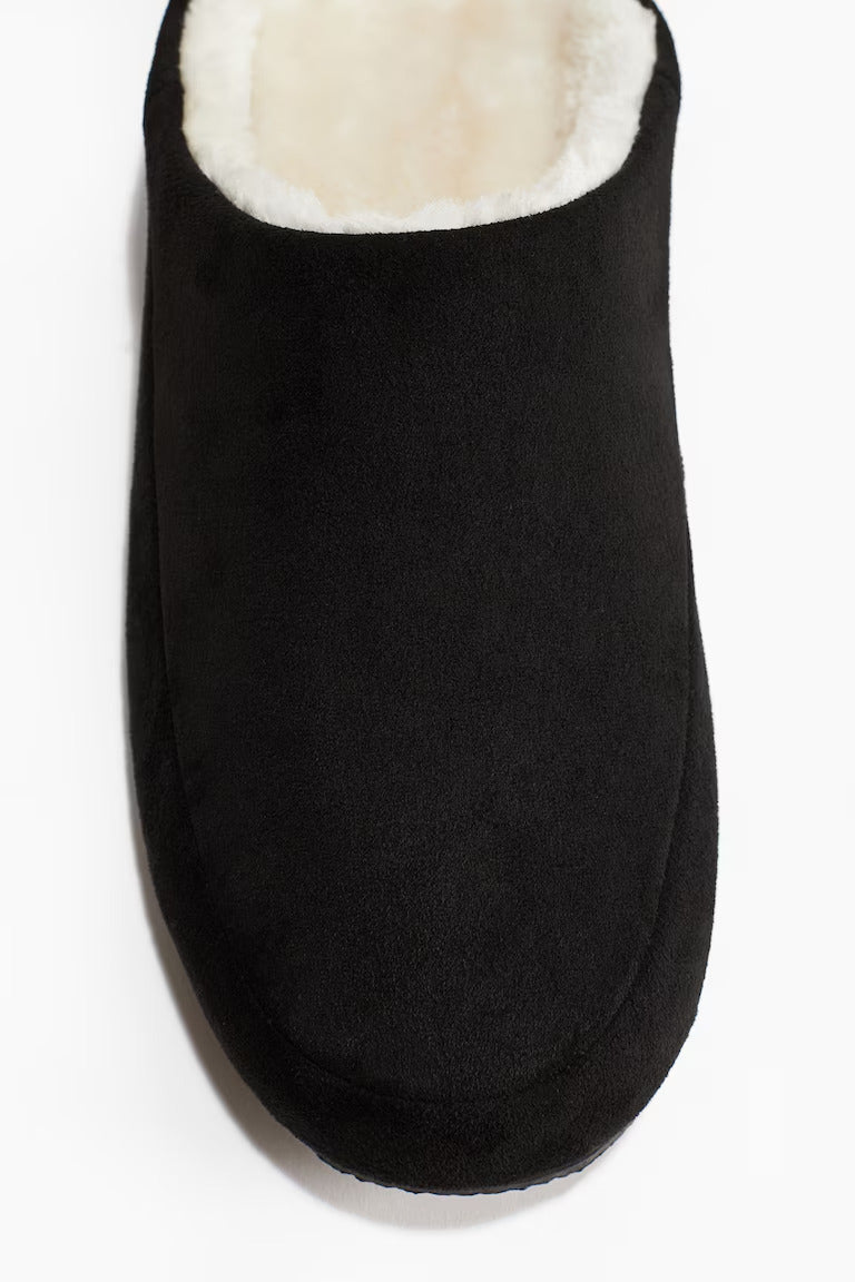 H&M TEDDY FLEECE-LINED SLIPPERS