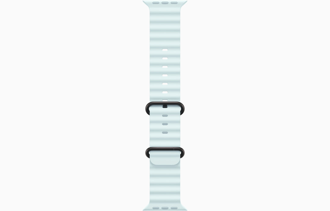 Apple Watch Ultra 2 GPS + Cellular, 49mm Black Titanium Case with Ice Blue Ocean Band