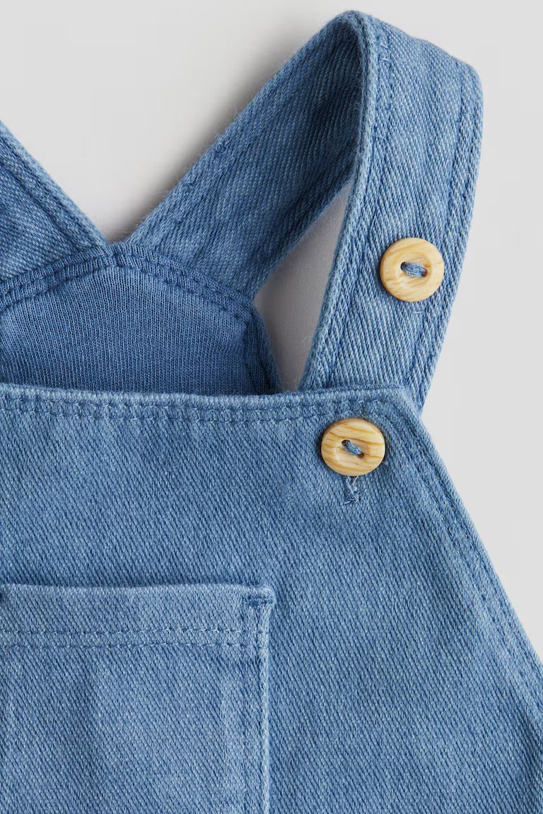H&M 2-PIECE OVERALL AND BODYSUIT SET
