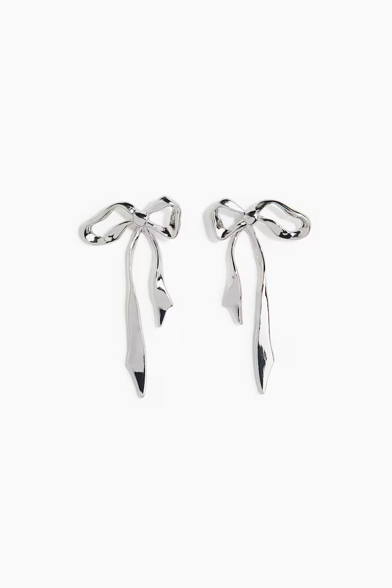 H&M BOW-SHAPED EARRINGS