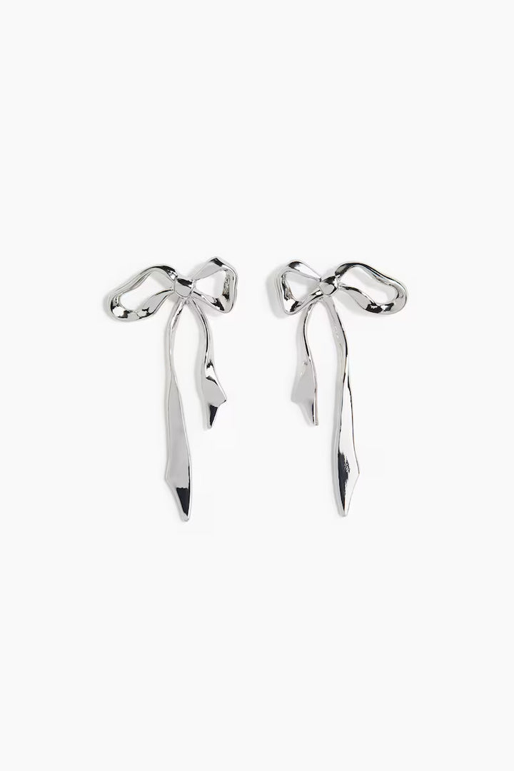 H&M BOW-SHAPED EARRINGS