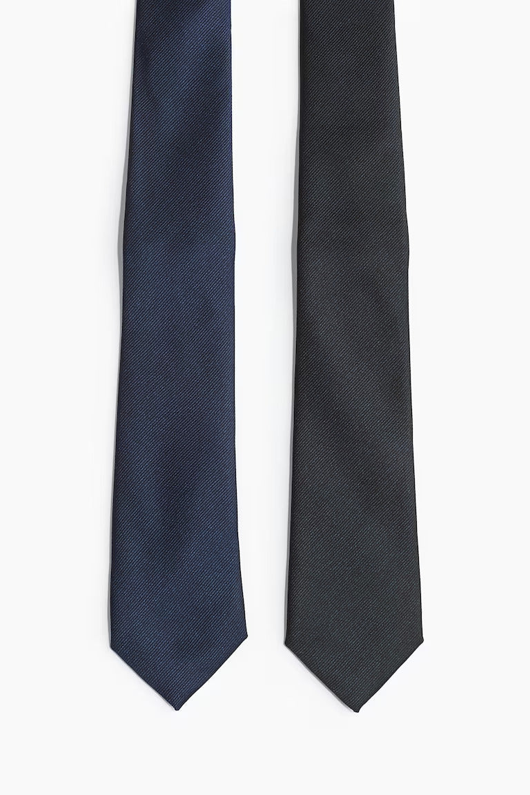 H&M 2-PACK TIES