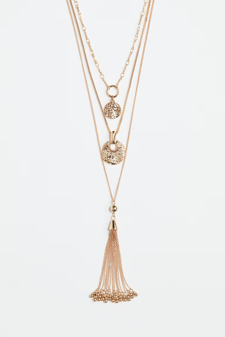 H&M 3-PACK PENDANT NECKLACES