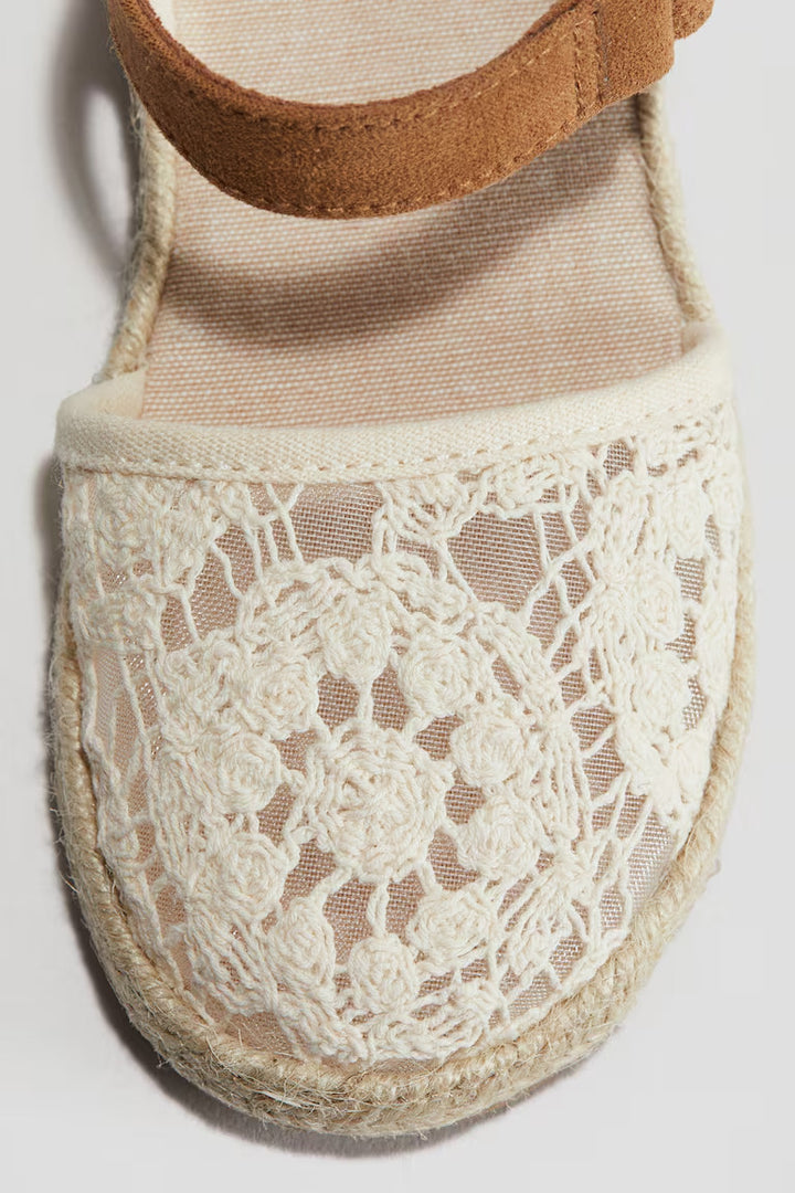 H&M CROCHET-LOOK SANDALS