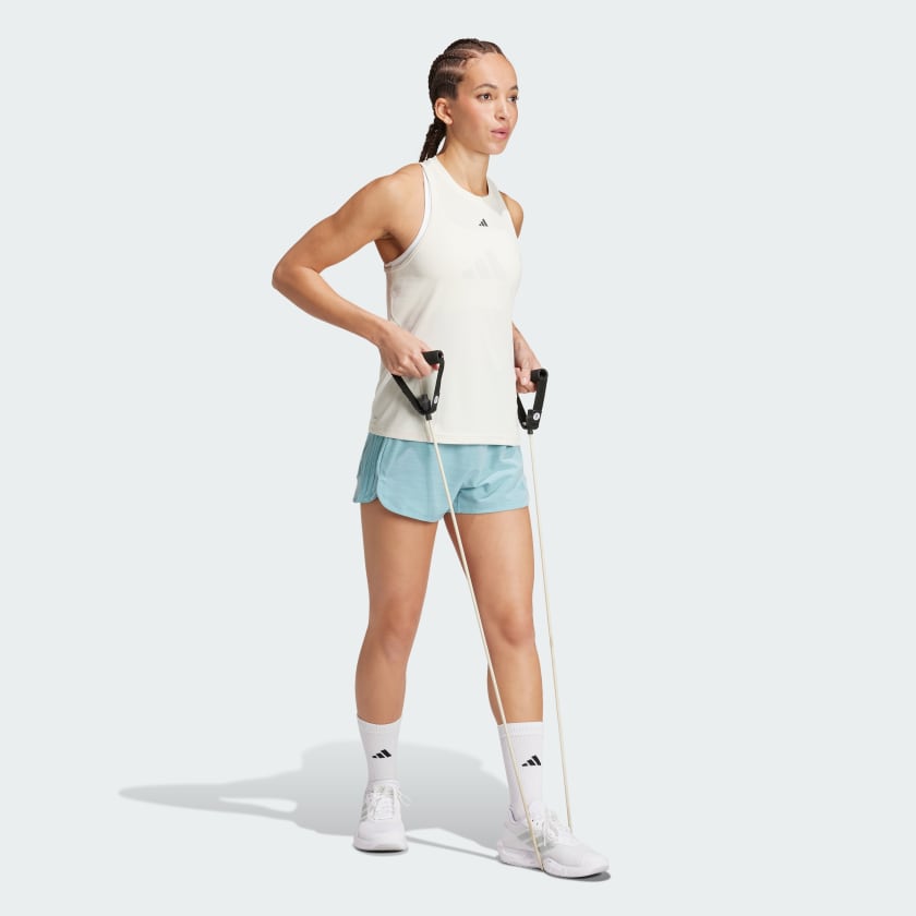 Adidas Pacer Training 3-Stripes Woven High-Rise Shorts