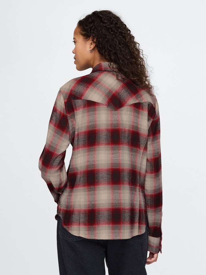 Gap Flannel Western Shirt
