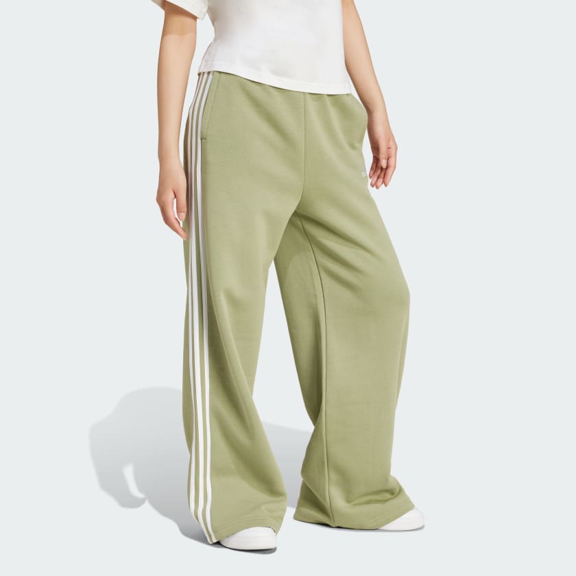 Adidas Essentials 3-Stripes French Terry Wide Pants