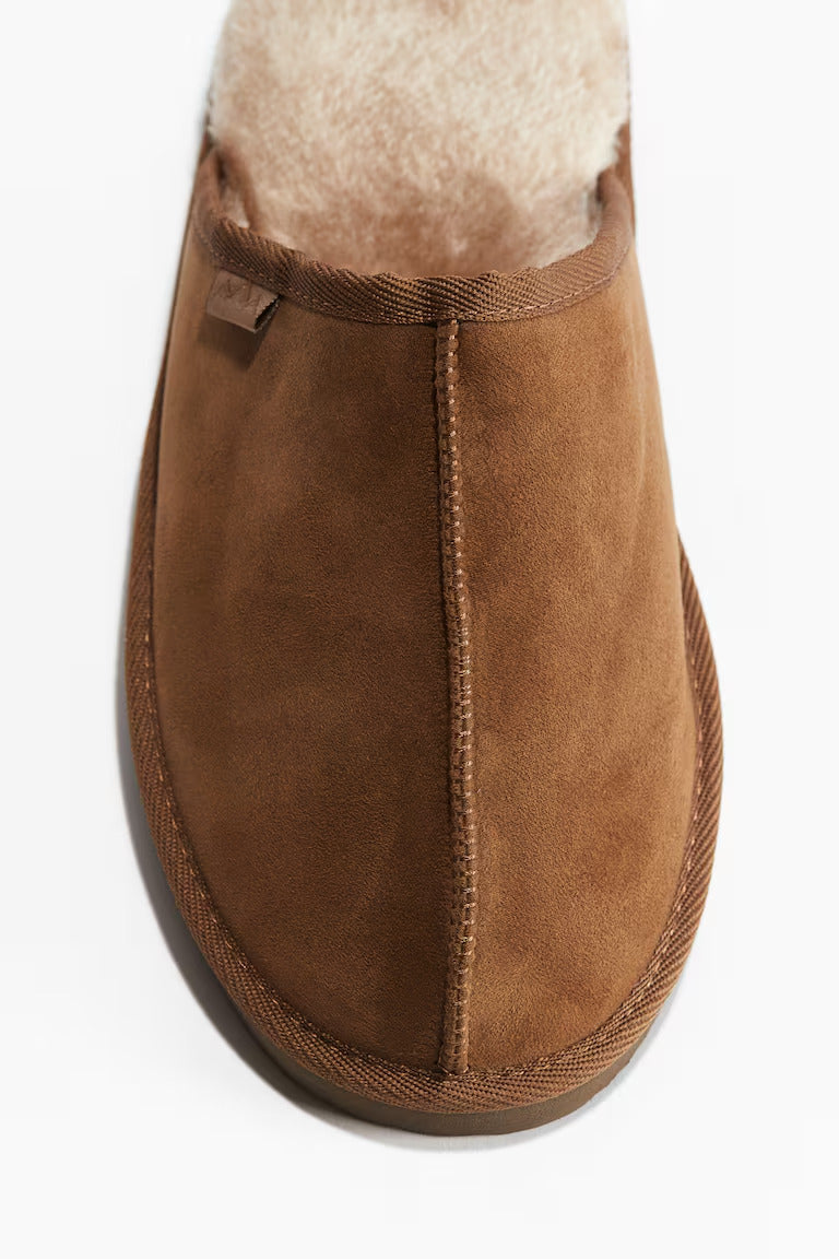 H&M PILE-LINED SLIPPERS