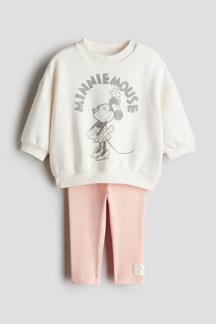 H&M 2-PIECE SWEATSHIRT AND LEGGINGS SET