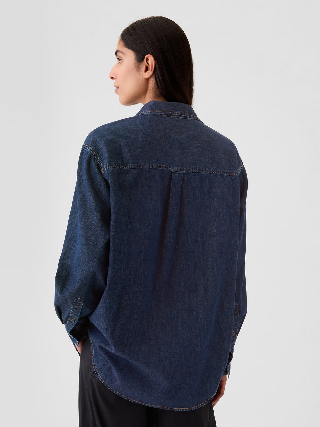 Gap Chambray Denim Big Shirt