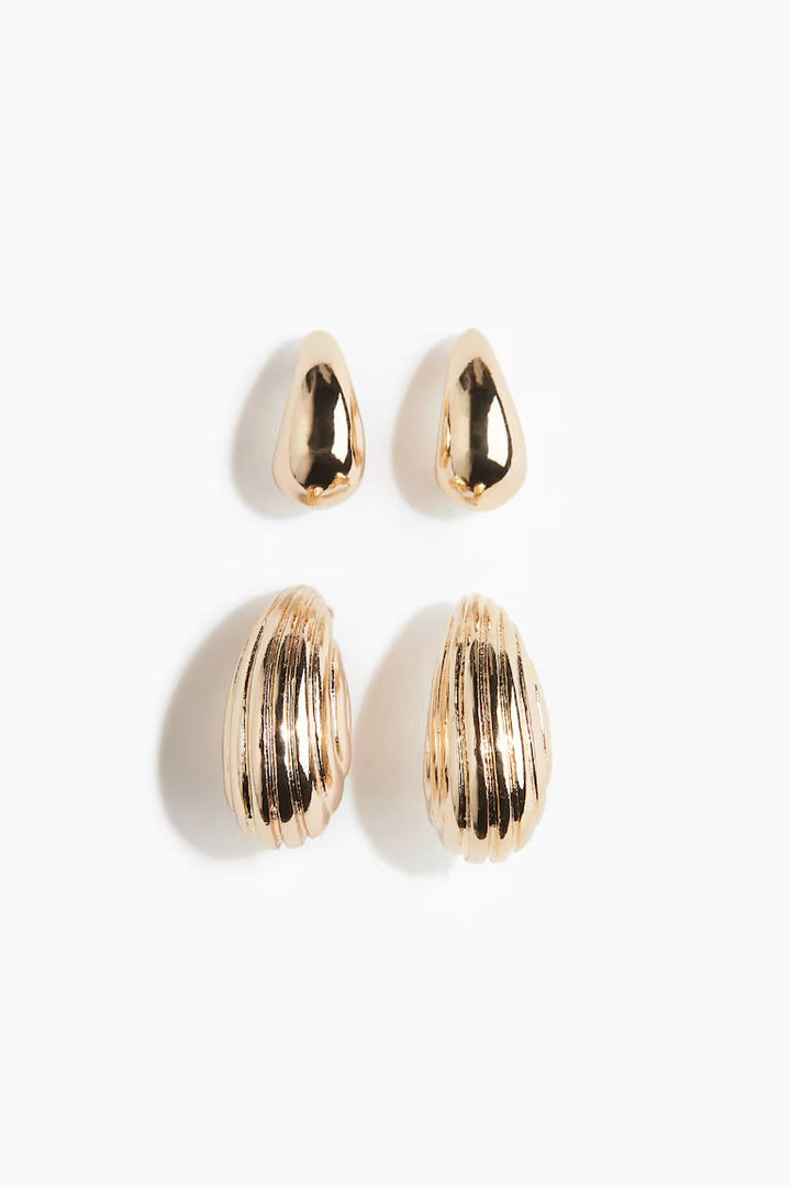 H&M 2 PAIRS EARRINGS