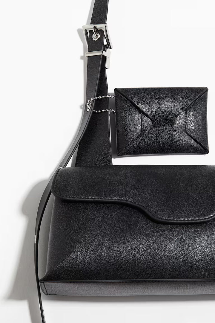 H&M SHOULDER BAG WITH POUCH BAG
