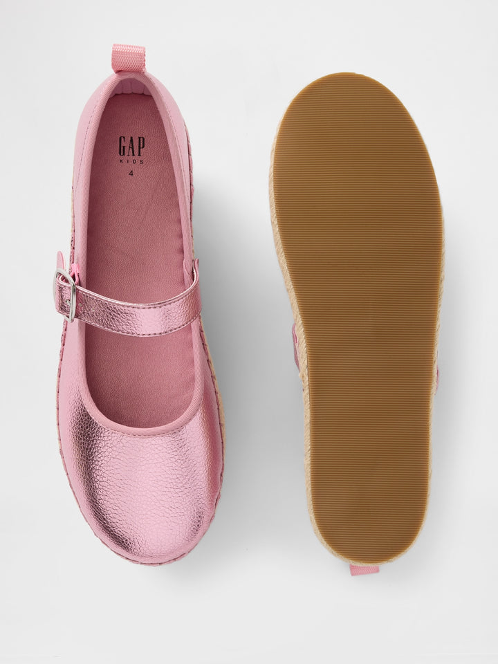 Gap Kids Metallic Mary Jane Espadrilles