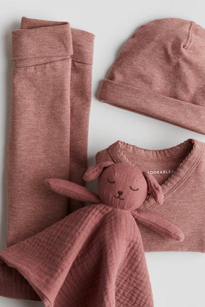 H&M 4-PIECE COTTON GIFT BOX SET