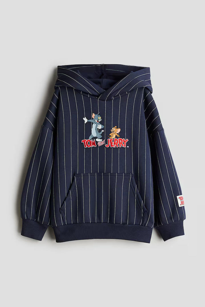 H&M HOODIE WITH PRINTED MOTIF