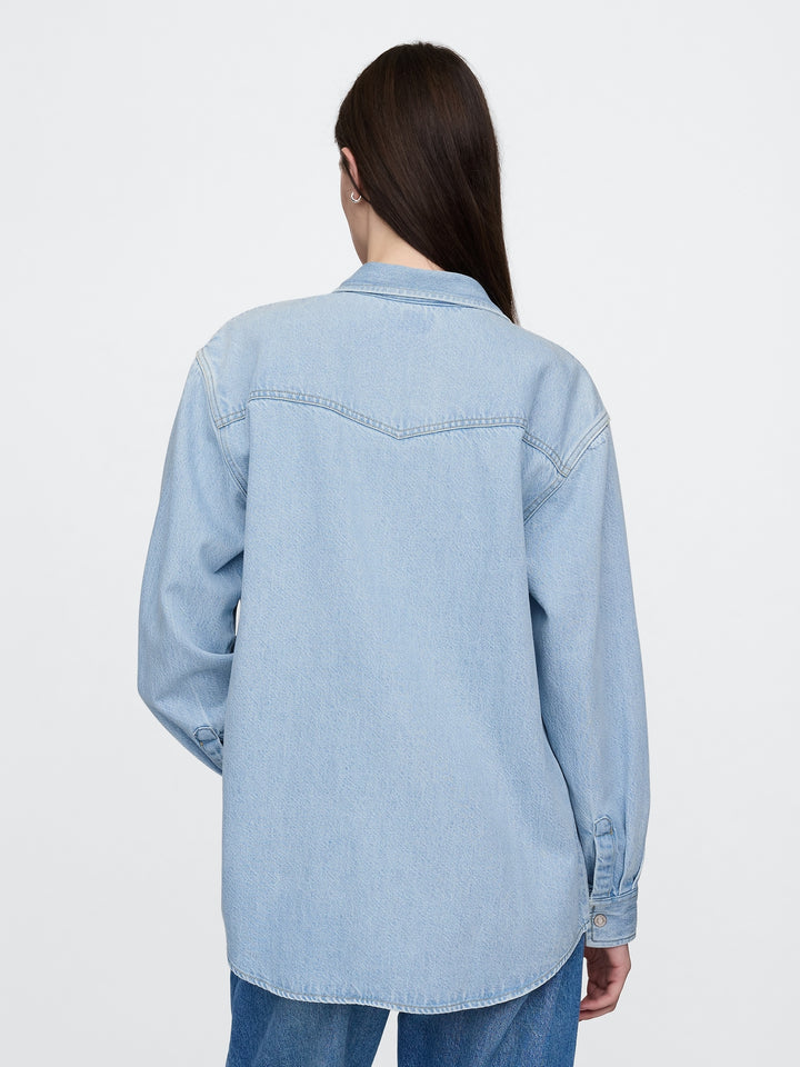 Gap UltraSoft Western Shirt Jacket