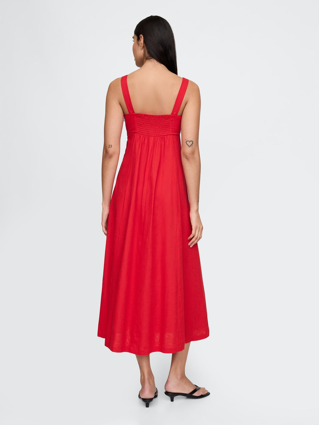 Gap Linen-Blend Maxi Dress